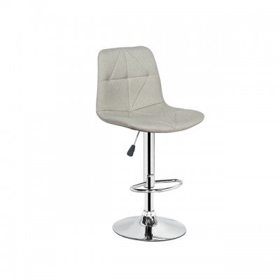 fabric and PP seat high back minimalist adjustable swivel bar stool chair for bar table