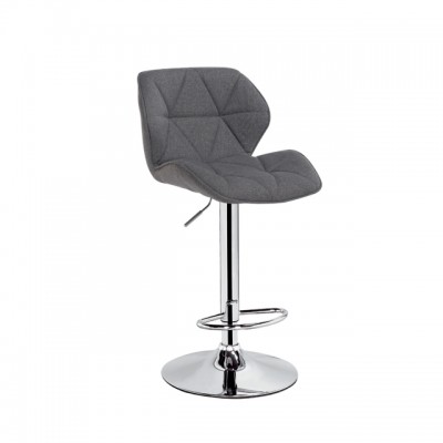 fabric soft seat middle back adjustable swivel bar stool chair for bar table