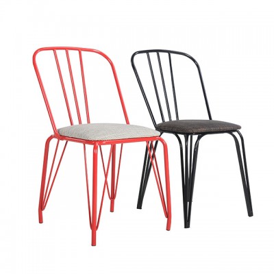 Chinese metal dining chair modern hotel dining chair for sale