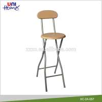 Metal Folding Bar High Chair For Breakfast