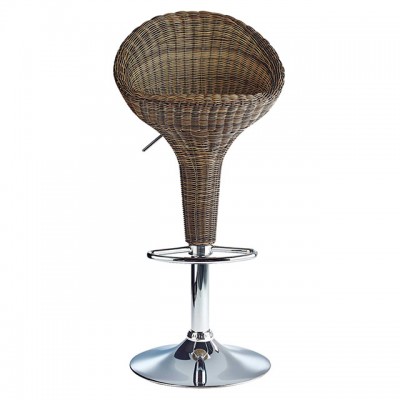 New design outdoor furniture rattan garden bar stool for sale