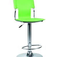 Comfortable Design  Back Swivel Bar Stool with Adjustable Height