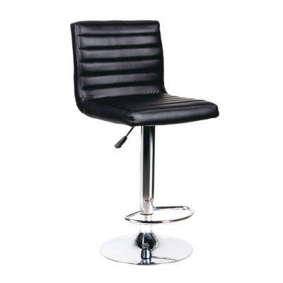 Black PU Swivel Bar Stool High Chair for Sale