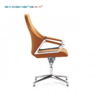 Modern luxury hotel room desk arm chair with leather or fabric material