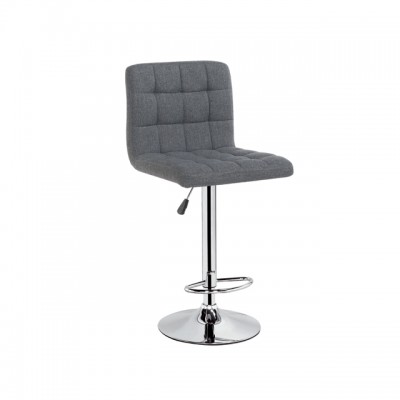 Modern Design Fabric Square Seat Swivel Adjustable Bar Stool Chair for counter