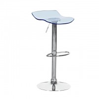 factory price customized adjustable height swivel acrylic bar stools for counter